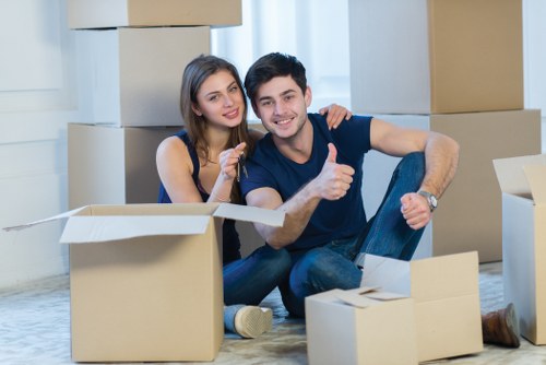Reviewing a storage complaint with documents and notes