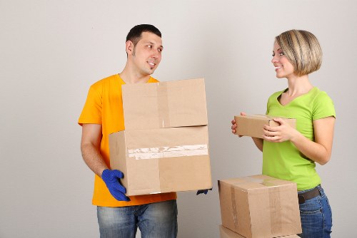 Cubic-yard pricing example for boxes and furniture storage